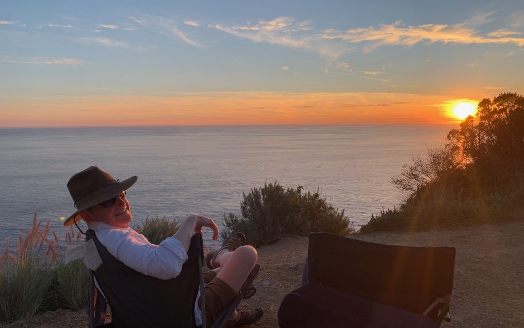 Joanna and Matthew's experience at their sunset spot in Big Sur