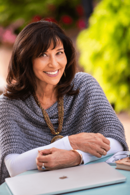 woman typing her life stories