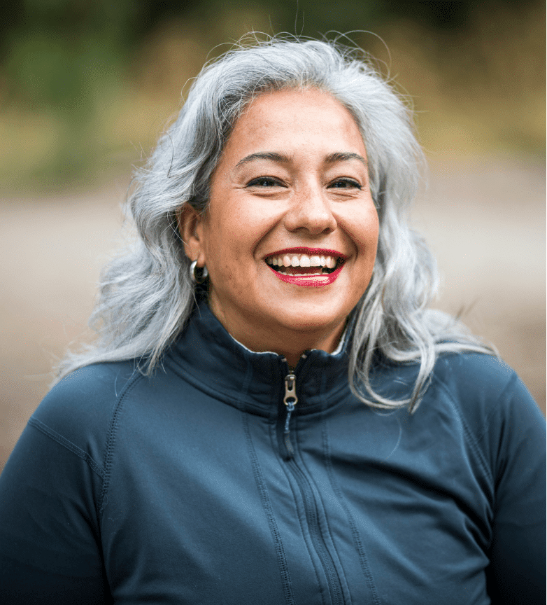a woman over 50 who is looking for purpose through a life review course
