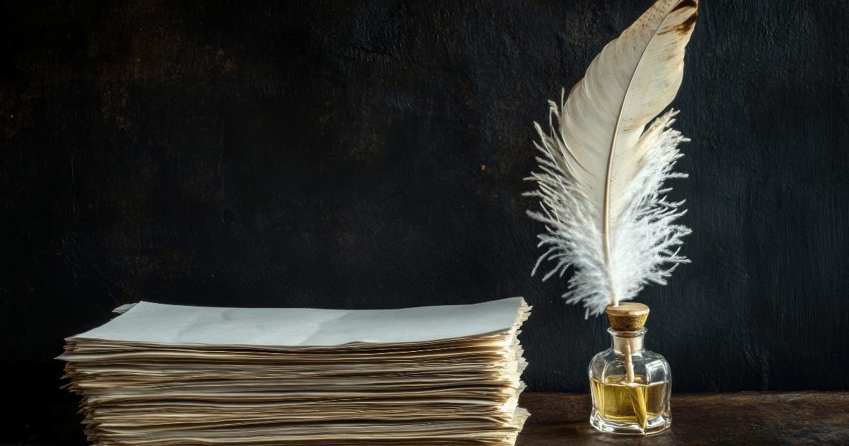 pen and papers to write your life story quill and paper to write your life story